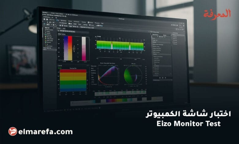 اختبار شاشة الكمبيوتر المستعملة على موقع Eizo Monitor Test