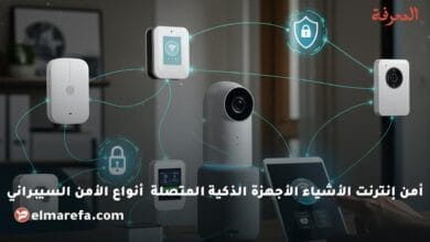 أمن إنترنت الأشياء الأجهزة الذكية المتصلة أنواع الأمن السيبراني