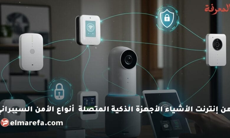 أمن إنترنت الأشياء الأجهزة الذكية المتصلة أنواع الأمن السيبراني